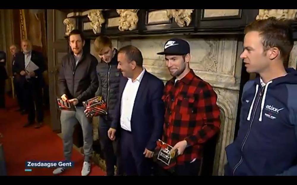 wielergoden Bradley Wiggins, Mark Cavendish & Iljo Keise
