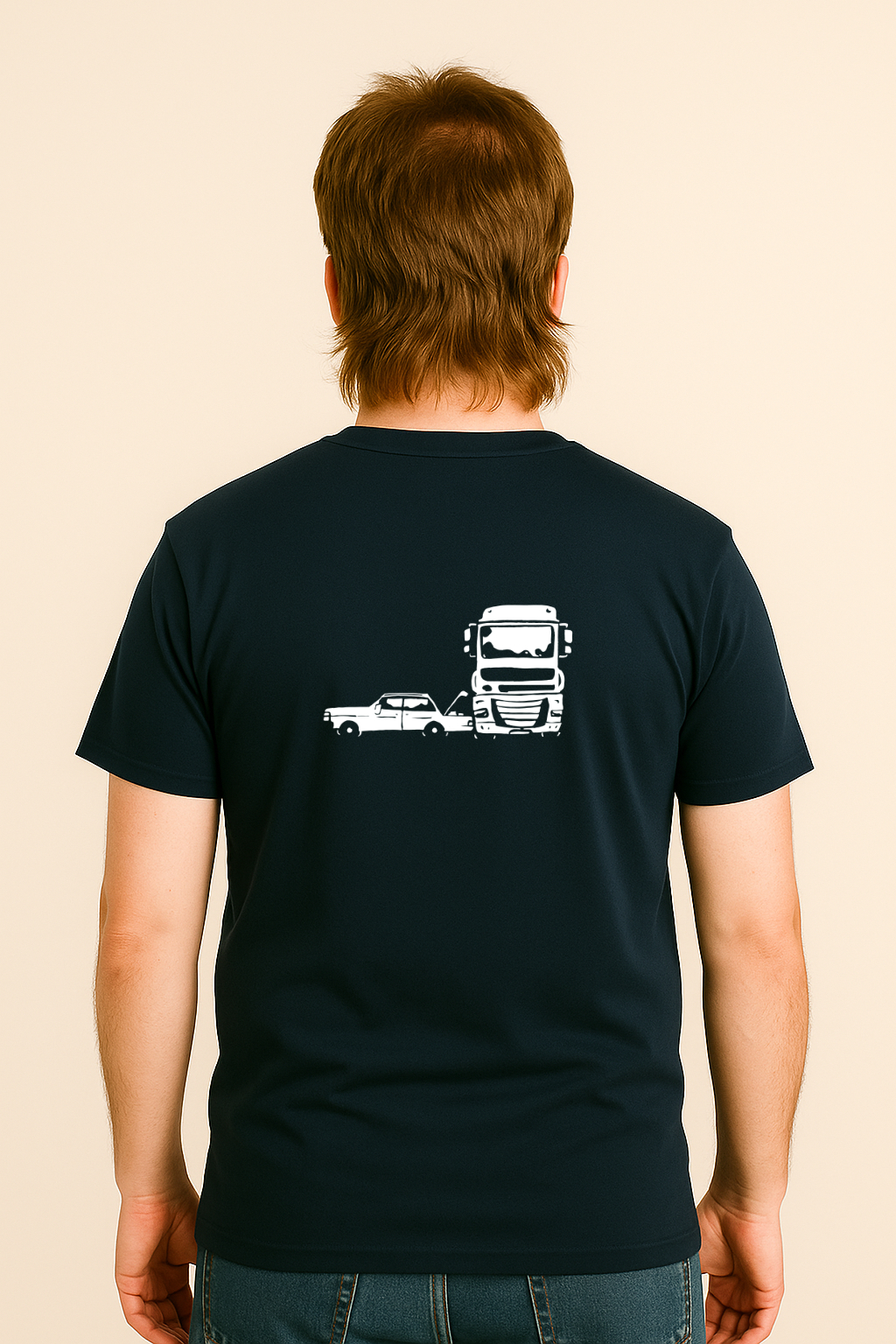 Sorry Mijn Kluute Navy Shirt - Afbeelding 2