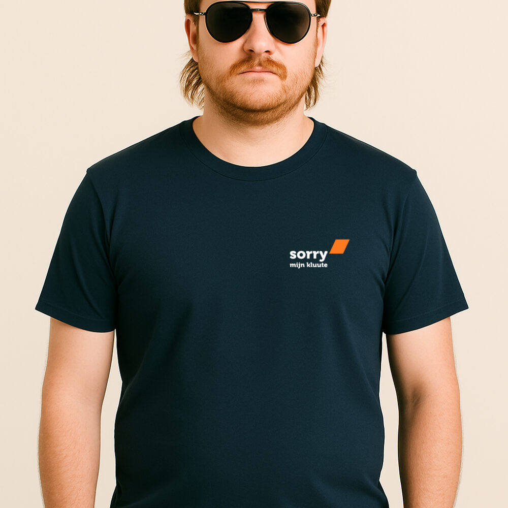 Sorry Mijn Kluute Navy Shirt